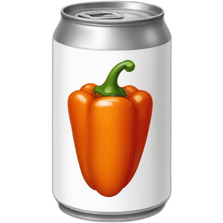 Orange Can of red peppers with sauce emoji