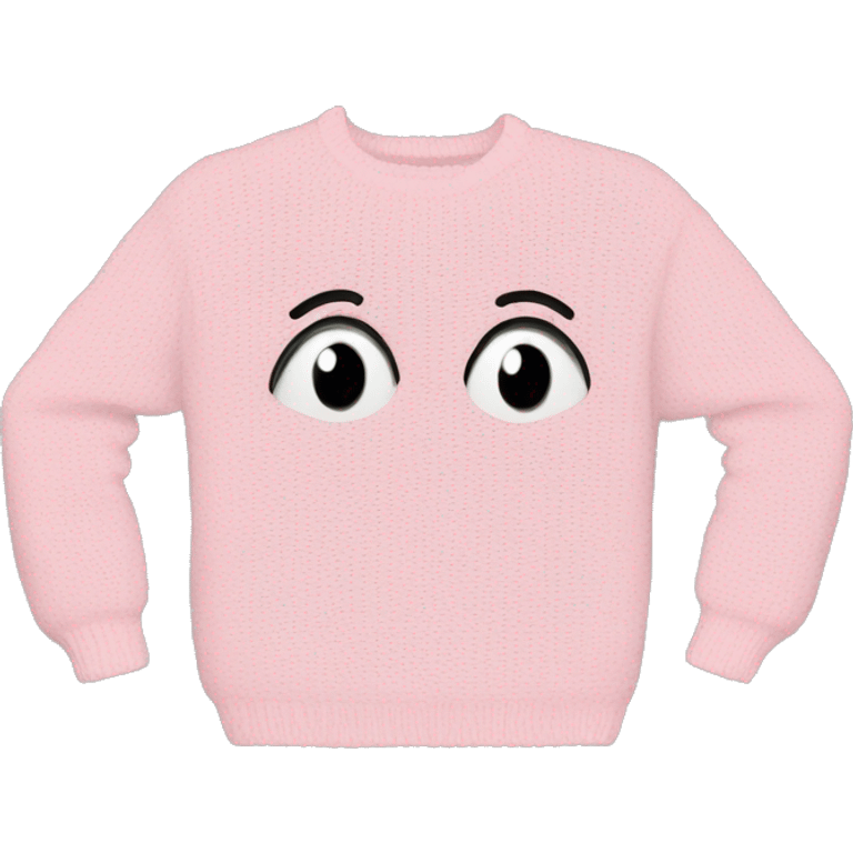 Light pinky oversized sweater emoji