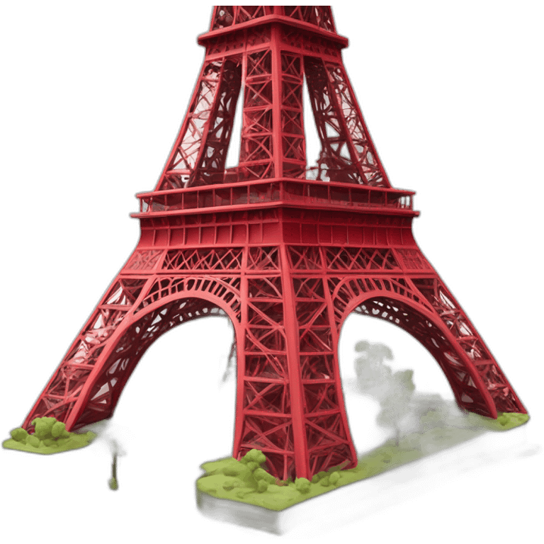 LA TOUR EIFFEL ROUGE emoji