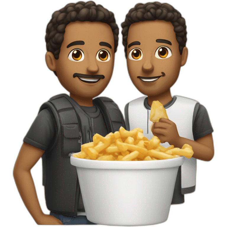 Idriss Aberkane with Poutine emoji