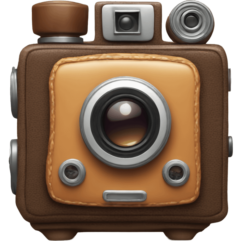 cozy retro photo camera emoji