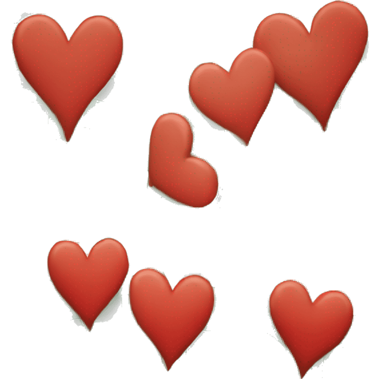 Un coeur carreaux rouge et vert emoji