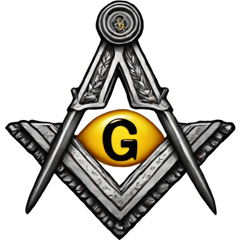 Masonic Square and Compass G emoji