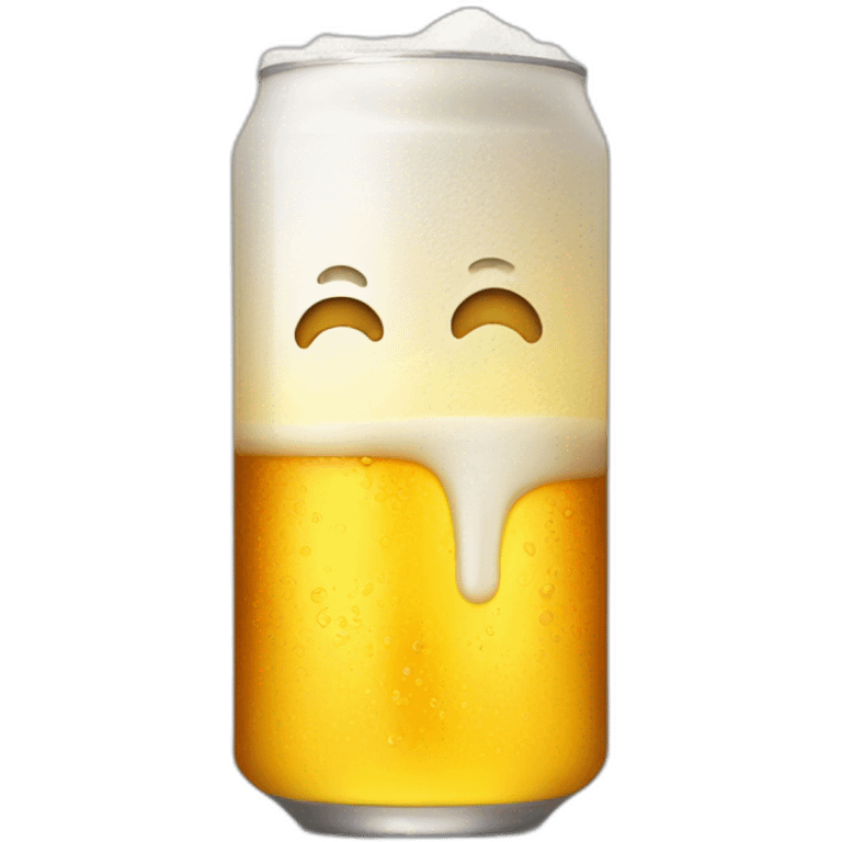 Yoga drink a beer emoji