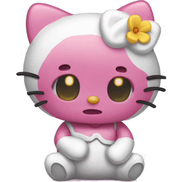 sad hello kitty  emoji