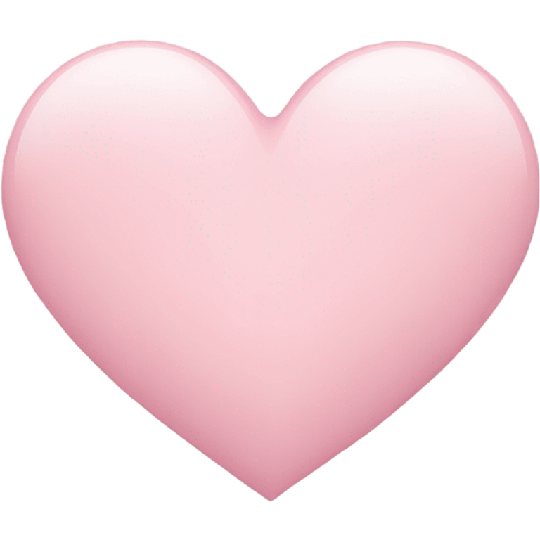 light pink heart emoji