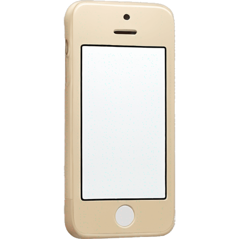 beige Iphone  emoji