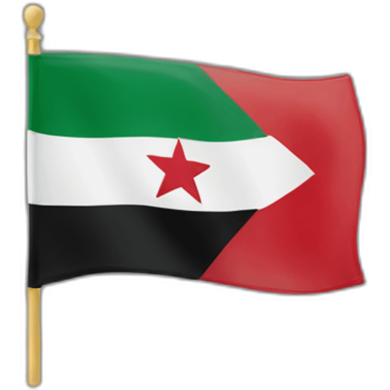 flag of palestine x maroccan flag emoji