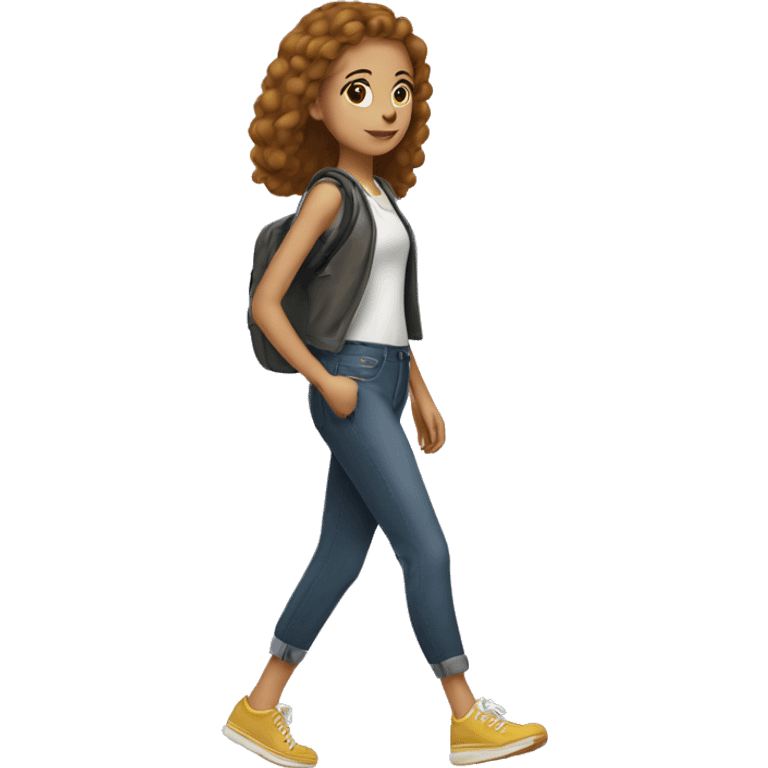 Girl walk emoji