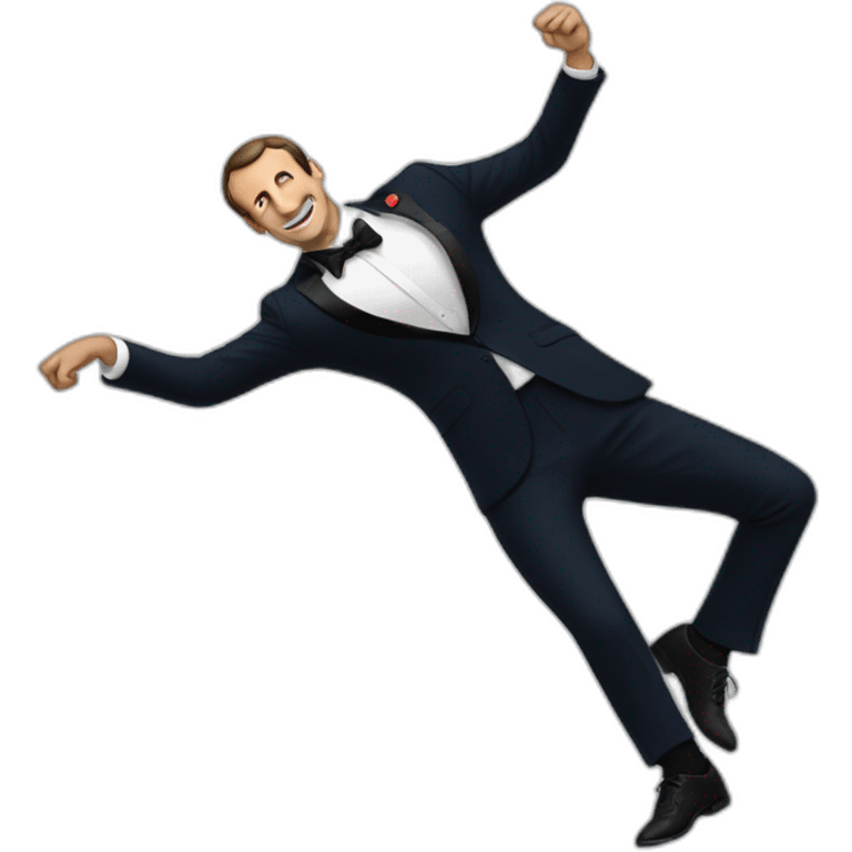 Macron dancing emoji