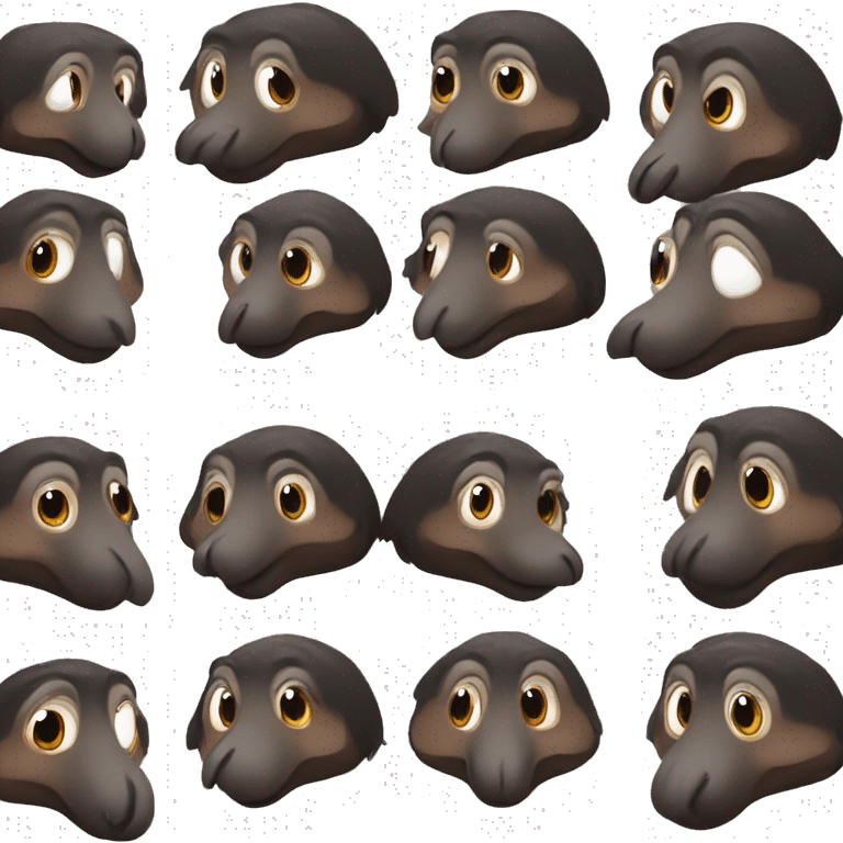 Mole caricature pretty  emoji