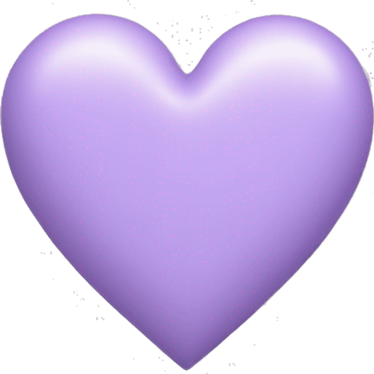 Pastel Purple Heart emoji