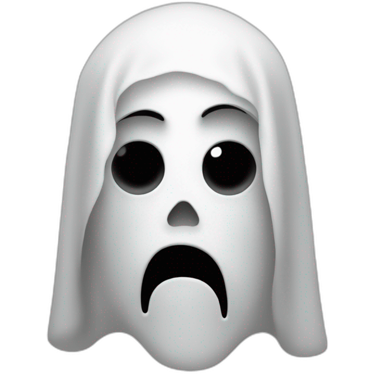 The ghost face emoji