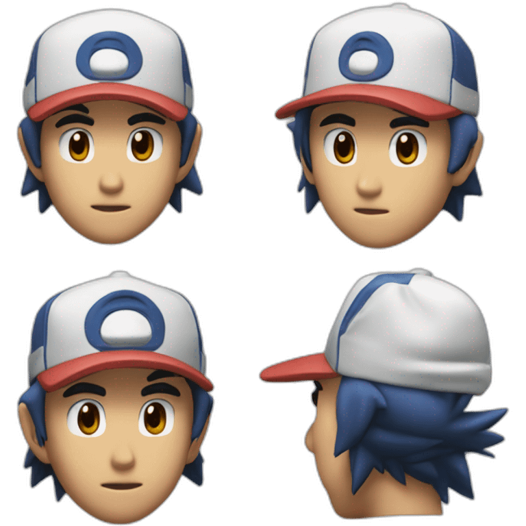 Ash ketchum emoji