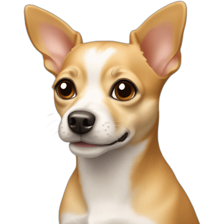 tan terrier Chihuahua mix emoji