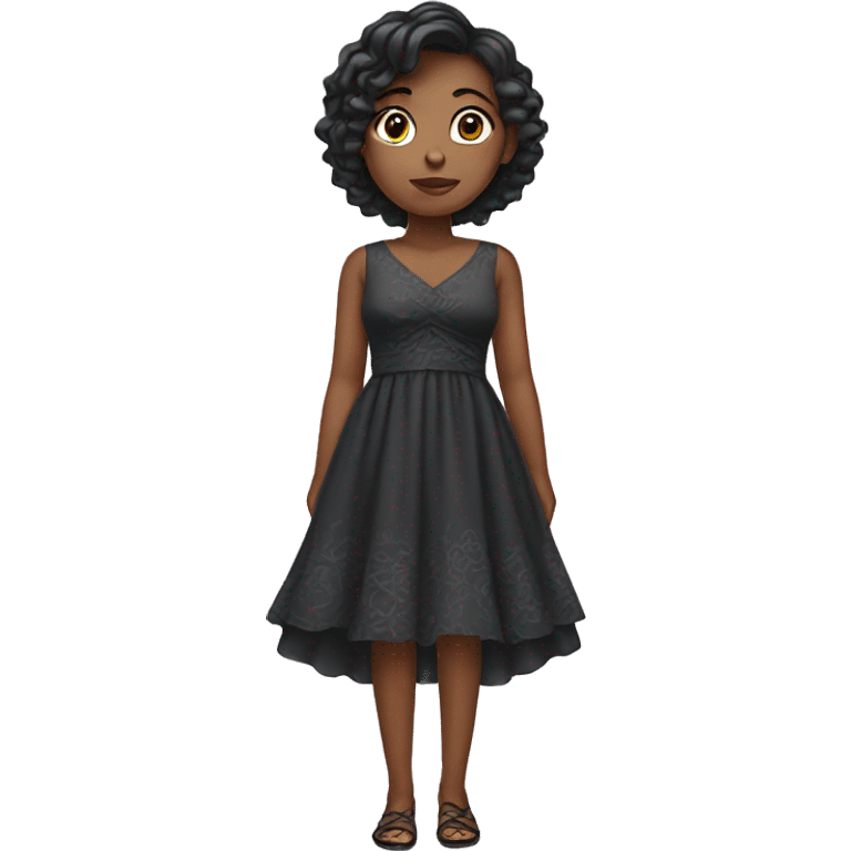 Girl in a dress  emoji