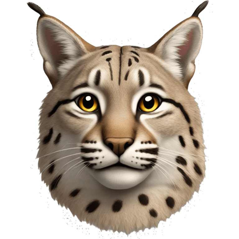 Bobcat thinking face emoji