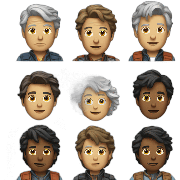 back to the future emoji