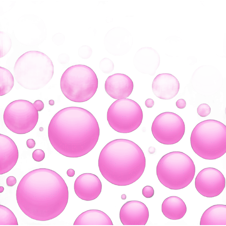 pink bubbles  emoji