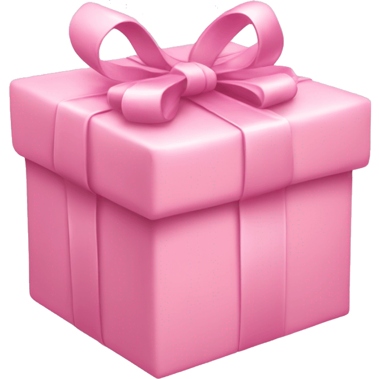 Open top light pink present emoji