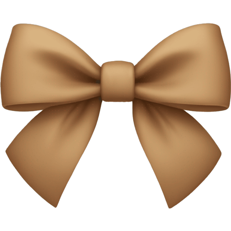 Light Brown bow  emoji