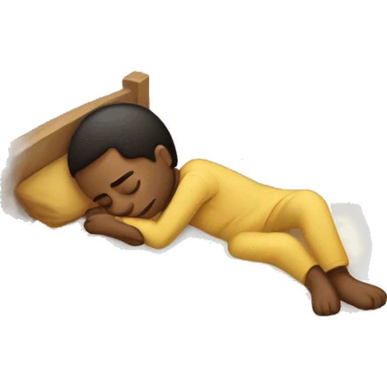 sleeping the other way emoji