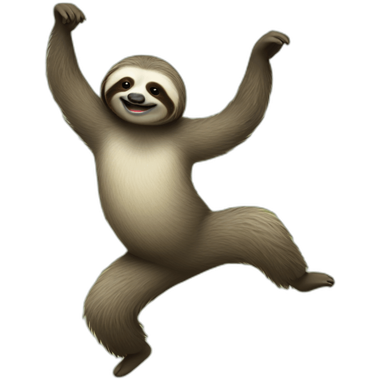 dancing sloth emoji