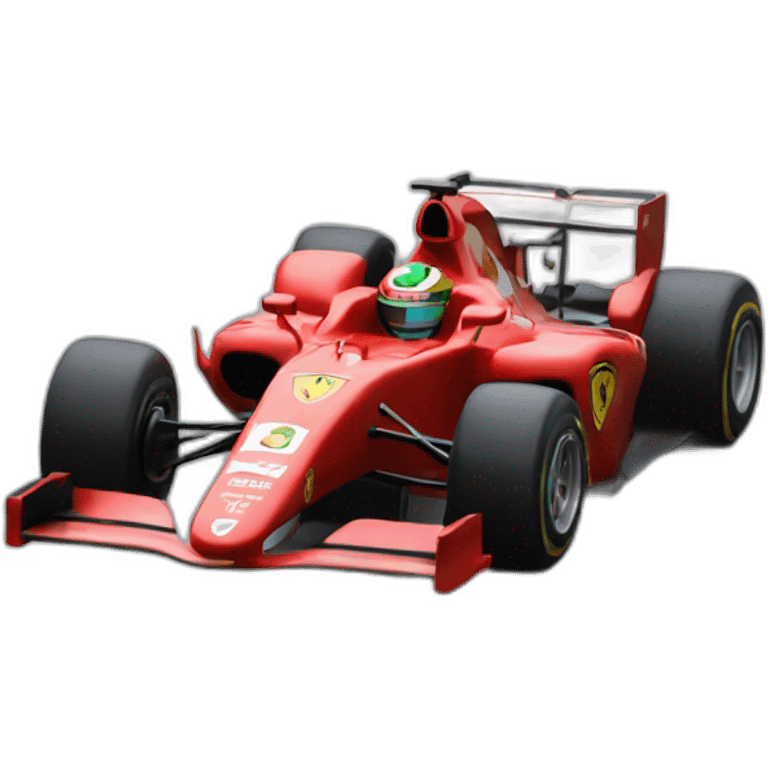 F1 ferrari car emoji