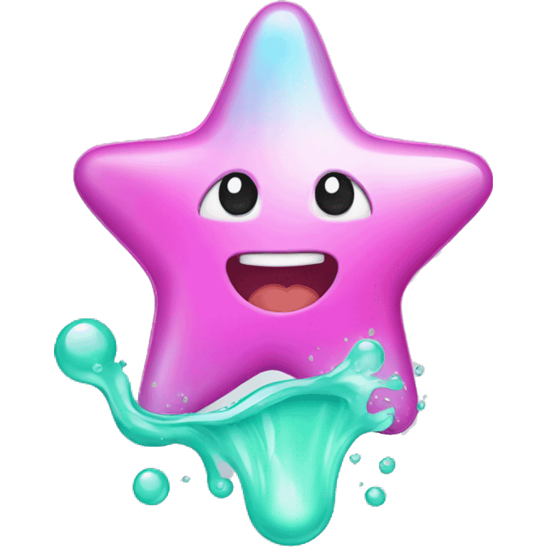 washing gel star emoji