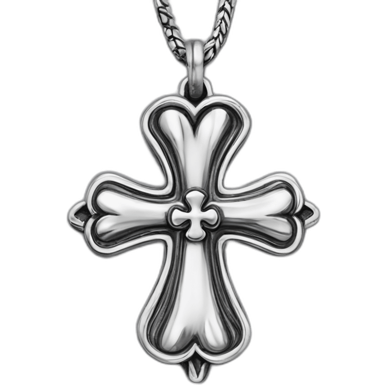 chrome hearts cross emoji