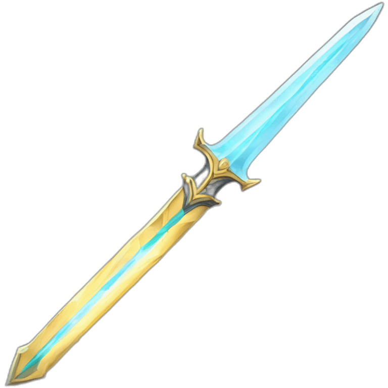 lighting glass sword emoji