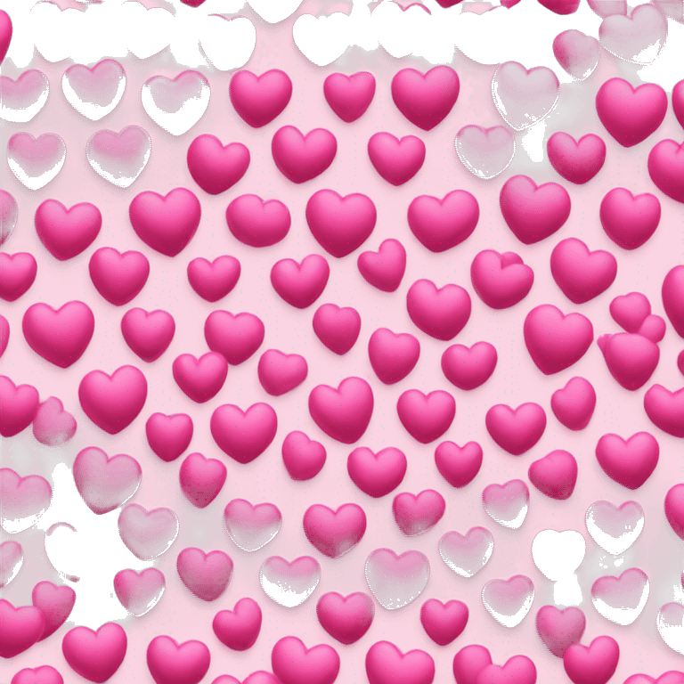 Little pink hearts  emoji