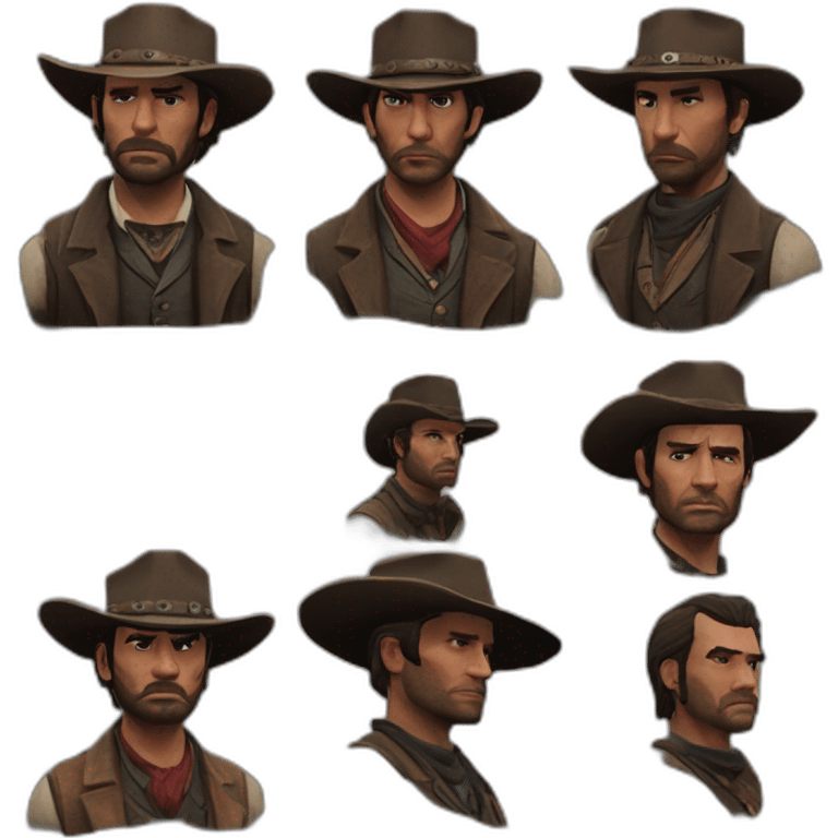 Red dead redemption 2 emoji