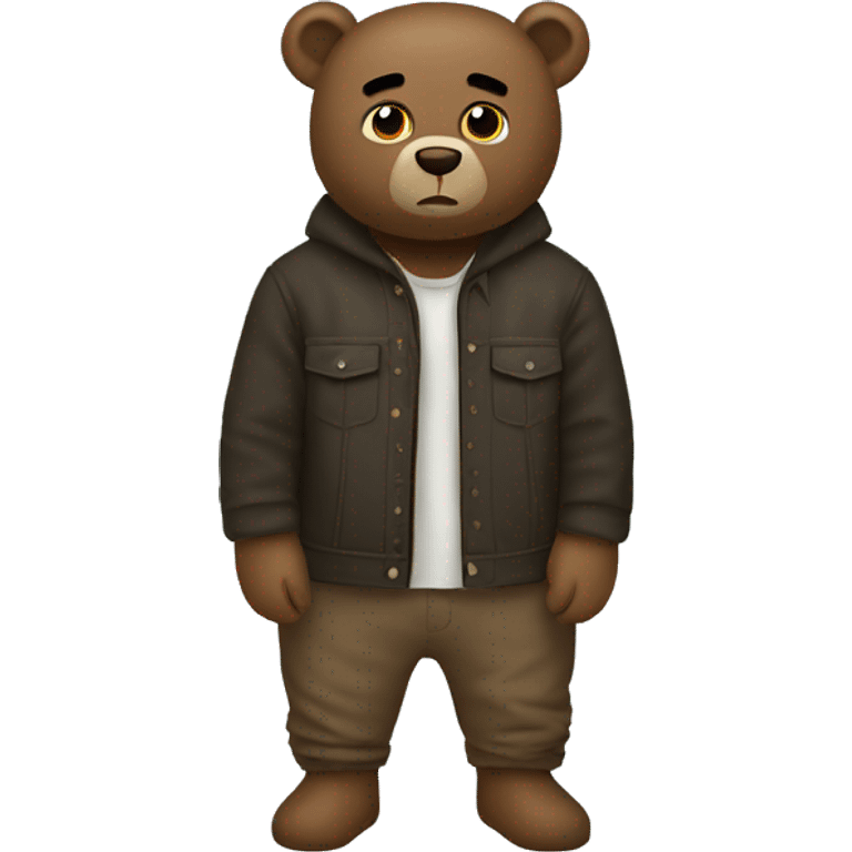 kanye west bear emoji