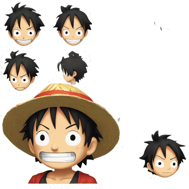 Luffy from one piece emoji