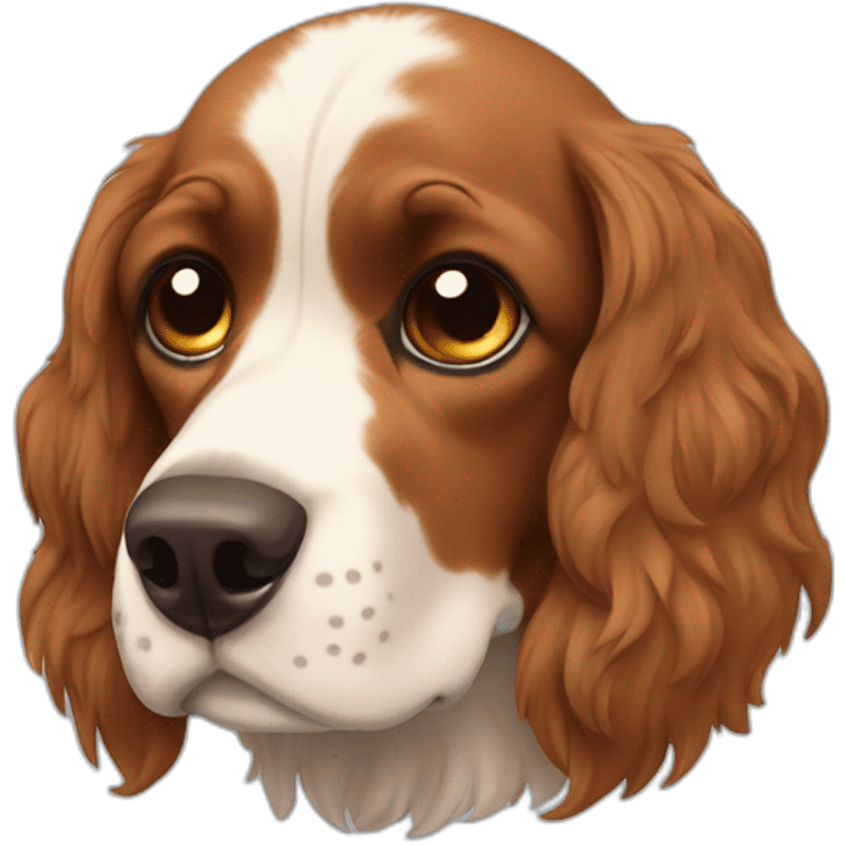 Spaniel dormindo emoji