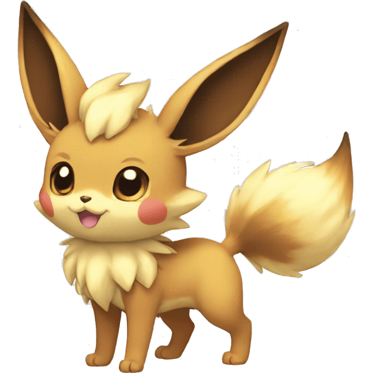 Kawaii Eeveelution-Cute-Pokémon-fusion full body emoji