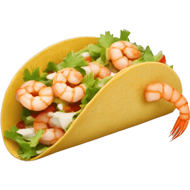 Shrimp tacos emoji