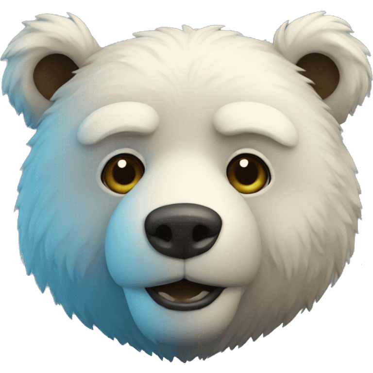 bear blue emoji