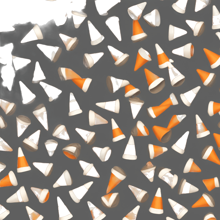 Construction cone  emoji