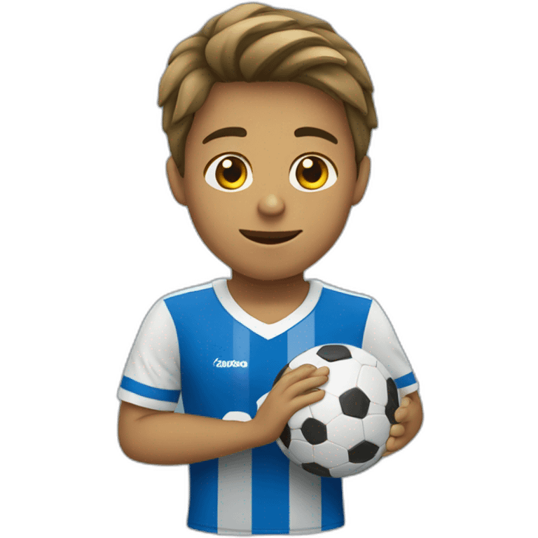 Fútbol niño emoji