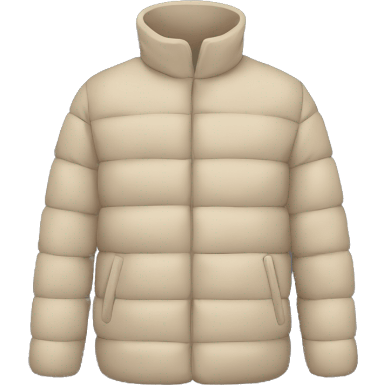 beige-winter-puffer-jacket emoji