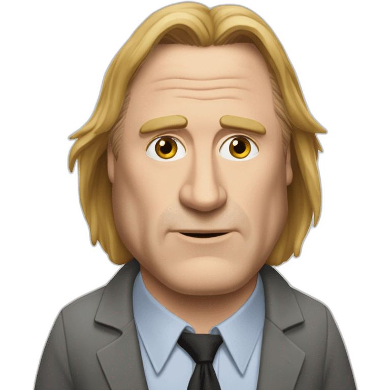 Dwight shrute ami avec depardieu emoji