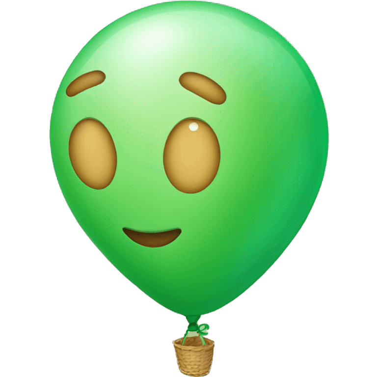 gree balloon that an be copy paste emoji