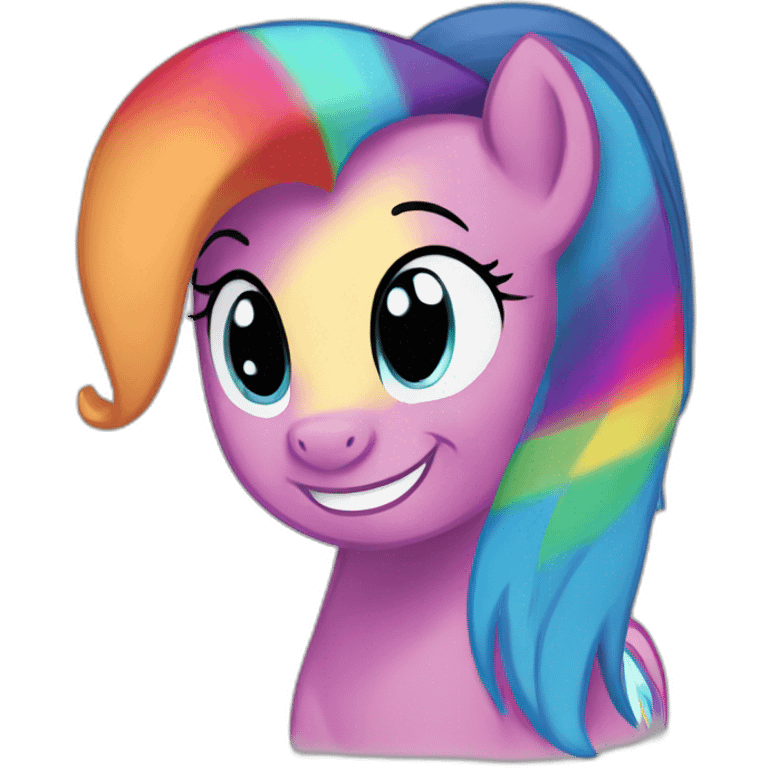 my little pony rainbow emoji