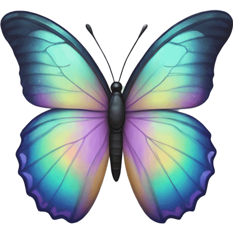 Iridescent butterfly emoji