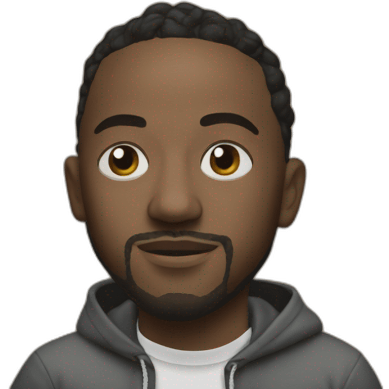 Kendrick Lamar with swag emoji