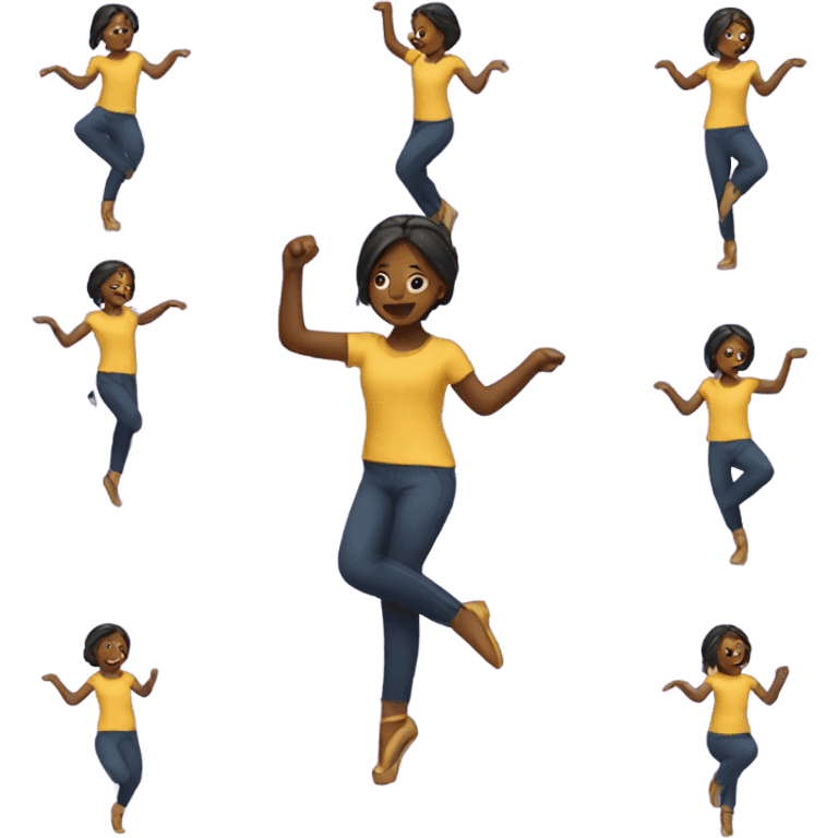 girl dancing emoji