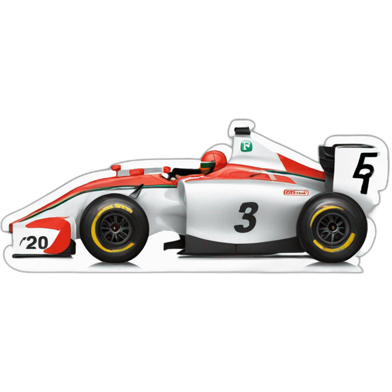 F1 race car emoji