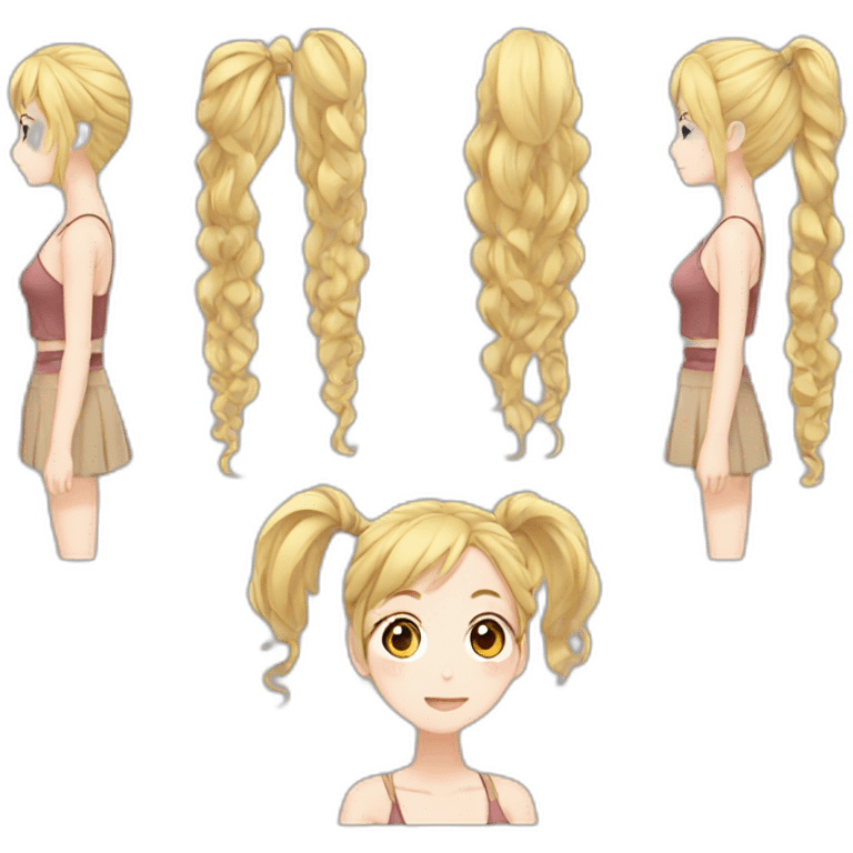 girl anime emoji